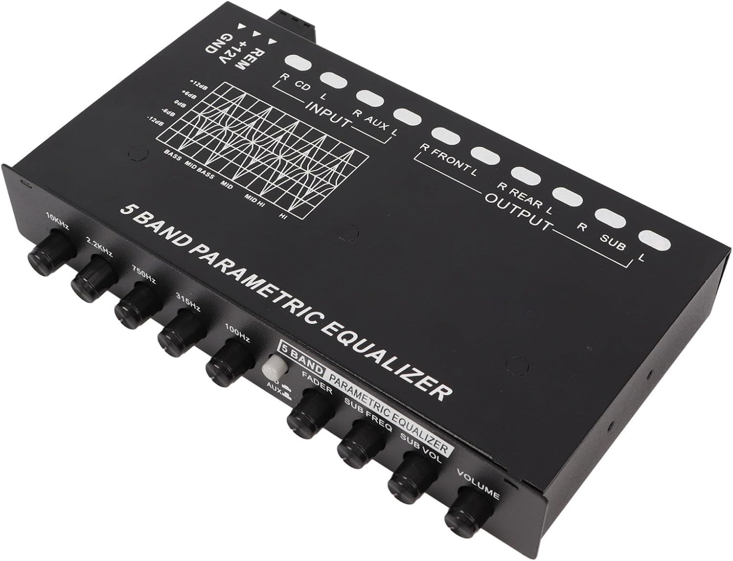 Equalizzatore 5 Bande Auto EQ - Test Qualità Audio Ferro Di Trasm - 4