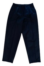 Pendleton Virgin Wool Pants Size 16 Vintage Black Lined USA Made