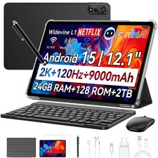 Blackview MEGA 2 Android 15 Tablet 12 Zoll 4G LTE+5G WiFi 24GB+128GB Widevine L1