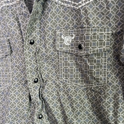 Cowboy Hardwear Boy Pearl Snap Shirt Small - Picture 3 of 4