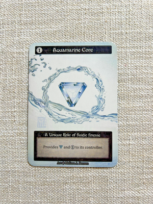 Sorcery Contested Realm Aquamarine Core - Beta Unique Nonfoil NM