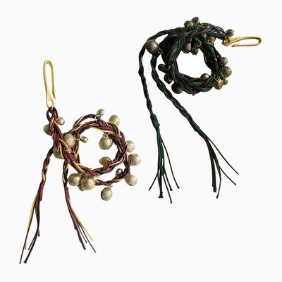 Tambourin Jinglebell Effekt Cymbal Glocken Jinglebell für Beckeneffekte