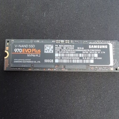 Samsung 970 EVO Plus 500GB NVMe M.2 Internal SSD V-NAND (MZ-V7S500)