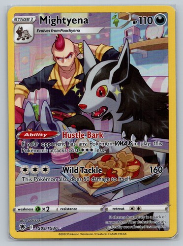 Mightyena Holofoil Pokemon UR [Astral Radiance Trainer Gallery TG09/TG30] NM