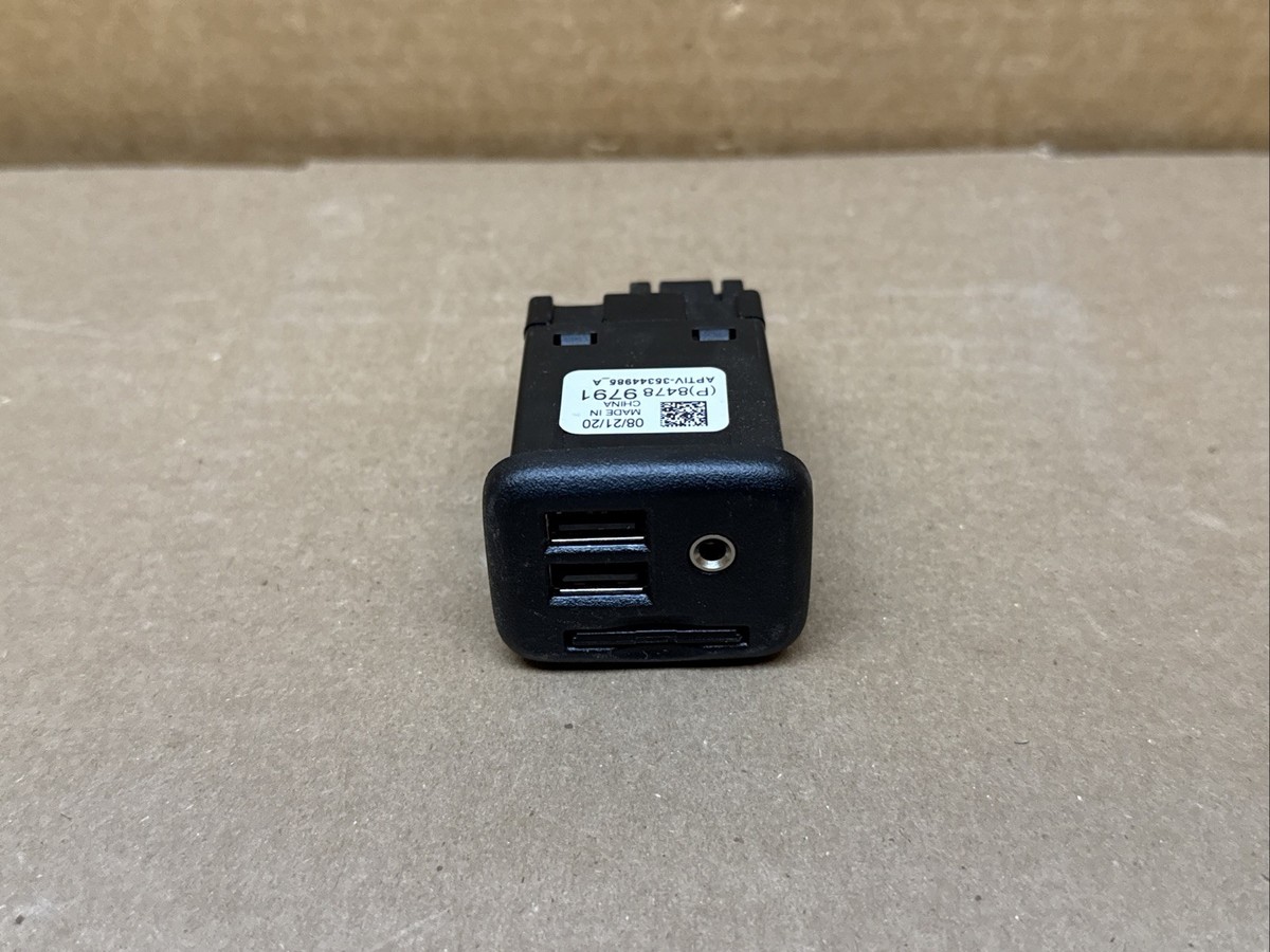 2018 buick enclave cigarette lighter location 2018-2021 BUICK ENCLAVE CENTER CONSOLE USB PORT MICRO SD CARD PORT OEM  84789791
