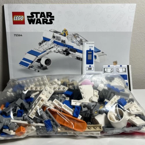LEGO Star Wars New Republic E-Wing Ship Build Only 75364 NO Minis New bricks