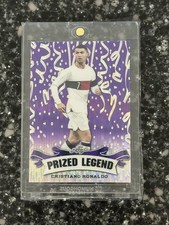 Cristiano Ronaldo 2023 Leaf Prized Legend Metal Purple 12/15 RC Portugal