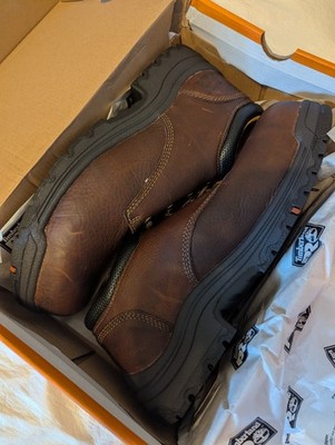 Timberland PRO Men's Low TiTAN Safety Toe WP Work Shoes 47028 Brown Size 12 