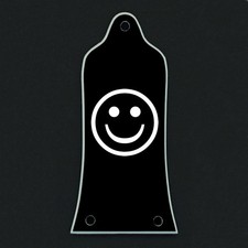 GUITAR TRUSS ROD COVER - Engraved Etched - Fits EPIPHONE EPI - SMILE Face Emoji