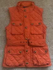 Polo Ralph Lauren Kids Orange Quilted Vest Size 8-10