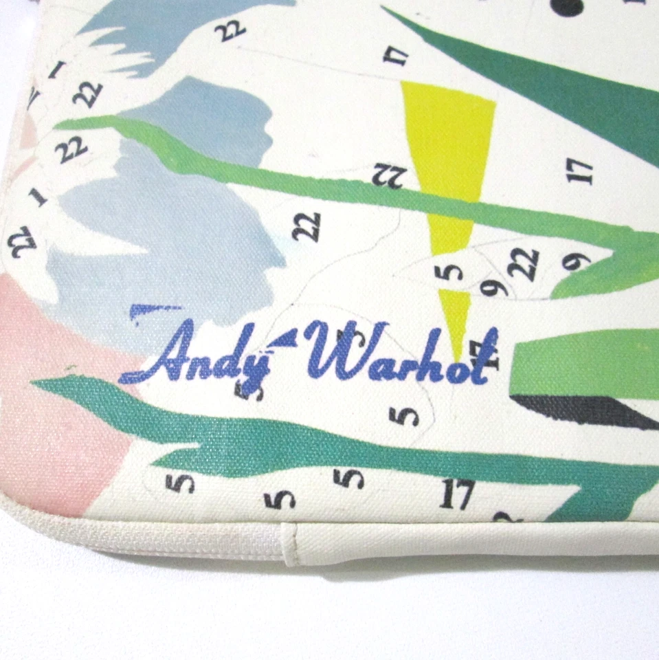 Incase Laptop Tablet Case Sleeve Andy Warhol Paint By Numbers Daffodils Macbook - Image 3 of 4