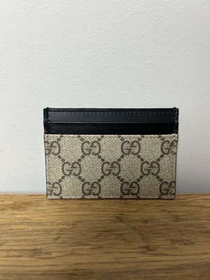 Gucci Supreme schwarzes Kartenetui - brandneu 100 % authentisch 