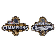2026 Brewers World Series Champions 2 PC Embroidered MLB Patches