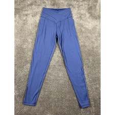 OFFLINE by Aerie Real Me Xtra Crossover Leggings Blue High Rise 7/8 Pockets Med.