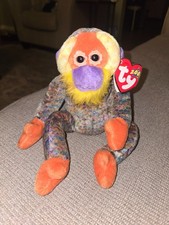 TY Beanie Baby BANANAS the Monkey/Orangutan - June 30 2000 -  Retired Vintage!!!