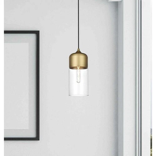 Living District LD2240SG Ashwell 1 Light 5 inch Satin Gold Pendant Ceiling Light - Picture 2 of 10