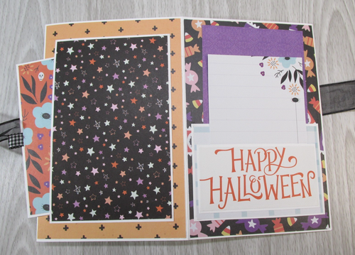 Handgefertigtes vorgefertigtes Halloween Akkordeon Sammelalbum Fotoalbum mit Vitrine 25+ Bilder - Bild 9 von 17