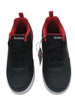 Reebok Royal Prime 2.0 Black/Red Little Boys Sneakers Size 2