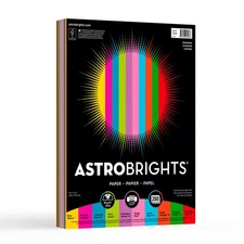 Astrobrights® Bright Color Paper, Letter Size Paper, 24 Lb, FSC Certified, As...