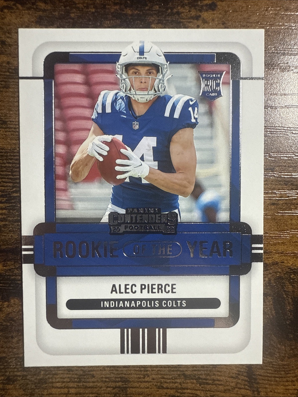 2022 Panini Contenders - Rookie of the Year Contenders Alec Pierce