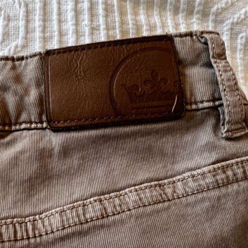 Pantaloni chino Peter Millar Crown artigianali kaki uomo 36x32 RN 100308 USATI IN OTTIME CONDIZIONI - Foto 6 di 7