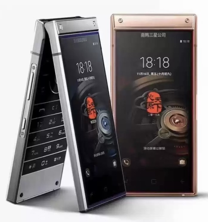 Samsung W2019（中国版）256GB Note9 折りたたみスマホ Samsung W2019 flagship Flip phone 256GB/128GB 4G Android Good