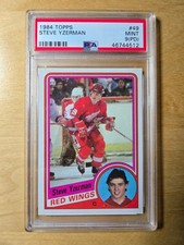 💎 1984 / 1985  Topps Steve Yzerman 49 ROOKIE RC Mint PSA 9 PD