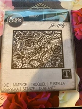 Brand New, Tim Holtz Sizzix "Intricate Lace" Die 664181