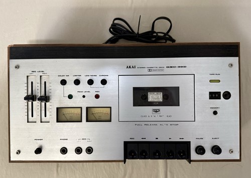 AKAI GXC-39D Stereo Cassette Player Recorder Dolby Good Condition - Works - READ