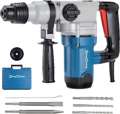DongCheng 9.2A SDS Plus Rotary Hammer 110V 3 Bits 2 Chisels