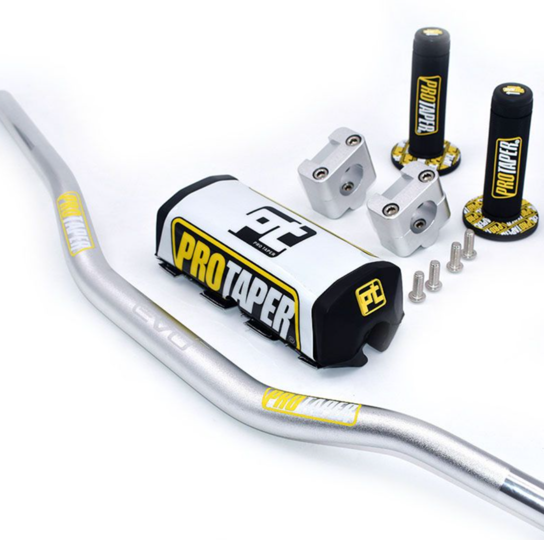 ProTaper Handle Bike Fat Bar Handlebars  1 1/8'' Grips Pad Motorcycle Bars