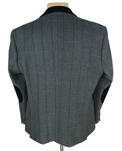 Marc Darcy DX7 Mens Charcoal 3 Piece Tweed Suit Jacket 48R / Pants 40 in - Picture 2 of 24