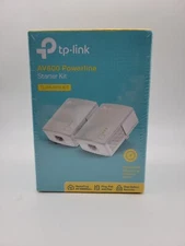 TP-Link TL-PA4010 KIT AV600 White Ethernet Adapter 600Mbps Powerline Starter Kit