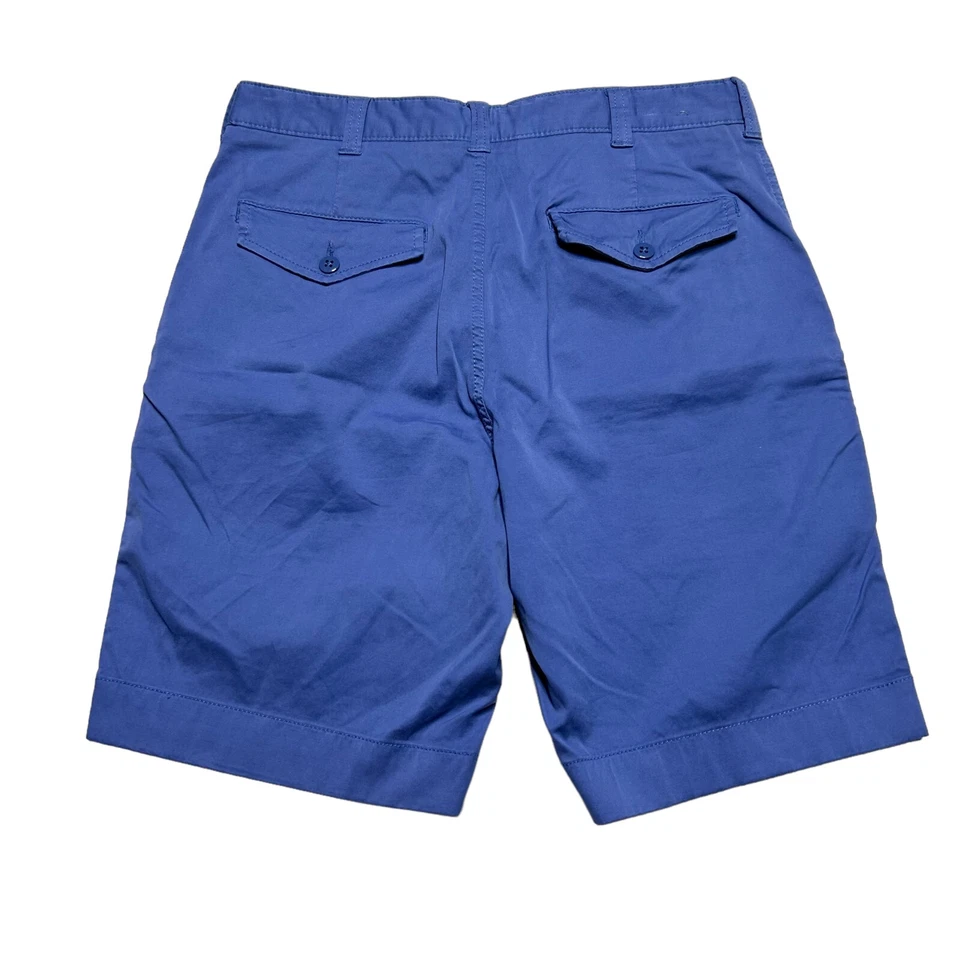 Pantalones Cortos Daniel Cremieux Para Hombre 32 Azul Cassis Chino 9" Frente Plano Informal Foto 2 de 4