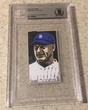 Lou Gehrig Original Art Sketch Card New York Yankees MLB Beckett BAS True 1/1
