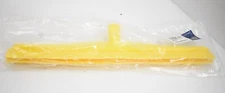 Vikan 77136 20" Double Blade Ultra Hygiene Floor Squeegee Head Yellow Single