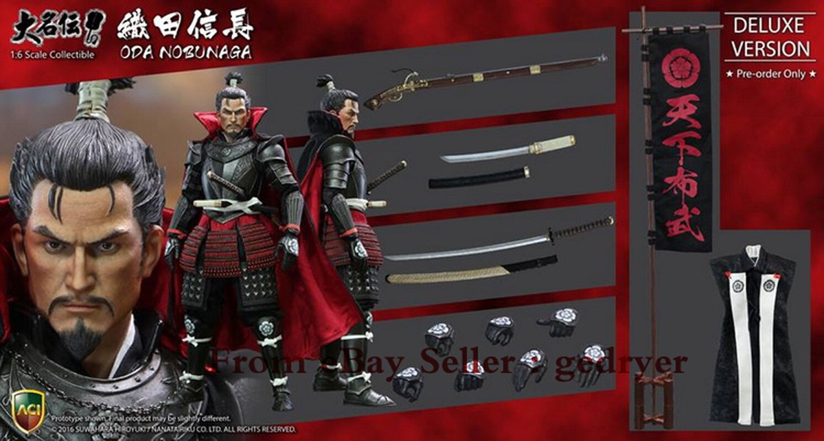 ACITOYS 織田信長 DX 大名伝 戦国 1/6 ODA NOBUNAGA ACI 1/6 Japan Sengoku Nobunaga Oda Classic Edition Action Figure