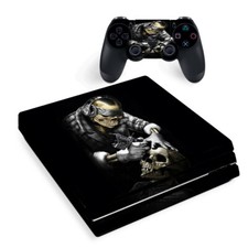 PS4 Pro Console Skins Decal Wrap ONLY - Skeleton tattooer
