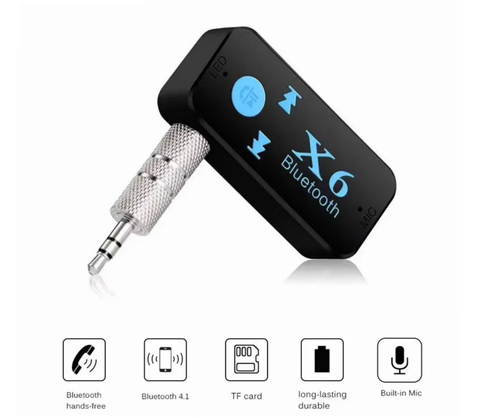 Adaptateur récepteur bluetooth 5.0 - prise jack 3.5 mm - A2DP - autoradio chaine - Afbeelding 1 van 5