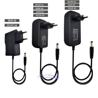Alimentatore Adattatore DC 5V 12V 24V AC 100V-240V 1A 2A 3A 5A 6A 8A 10A Adattatore Convertore Caricabatterie Per Strisce LED Lampada CCTV Leggera - Foto 10