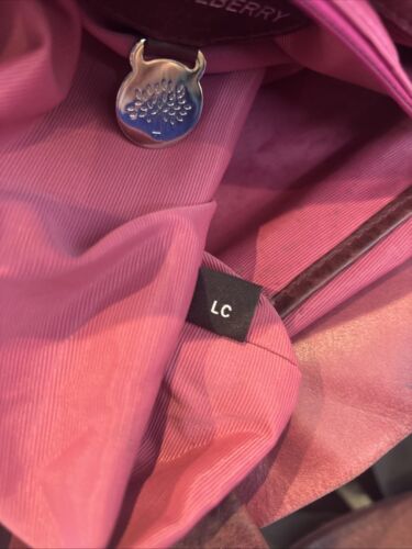 Mulberry Triple Lock Leigh tote - top handle shoulder vintage in purple leather - Picture 13 of 13