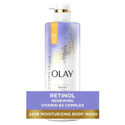 Olay Cleansing & Renewing Nighttime Women's Body Wash with Vitamin B3 & Retinol
