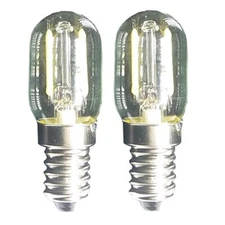 Led Filament Light 1.5w T22 E17 Base Microwave Bulb Daylight 125v 20w