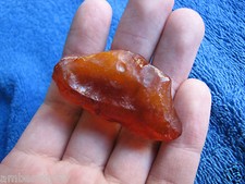 Natural Baltic amber 9 gr big stone red yolk yellow 琥珀 gemstone antik antique