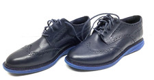 Cole Haan Womens 6B Grand Evolution Navy Blue Oxford Wingtip Shoes W08368