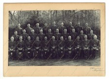 WW2 photo Lancashire Fusiliers officers, names, prob 2/6th Battalion,  soldiers