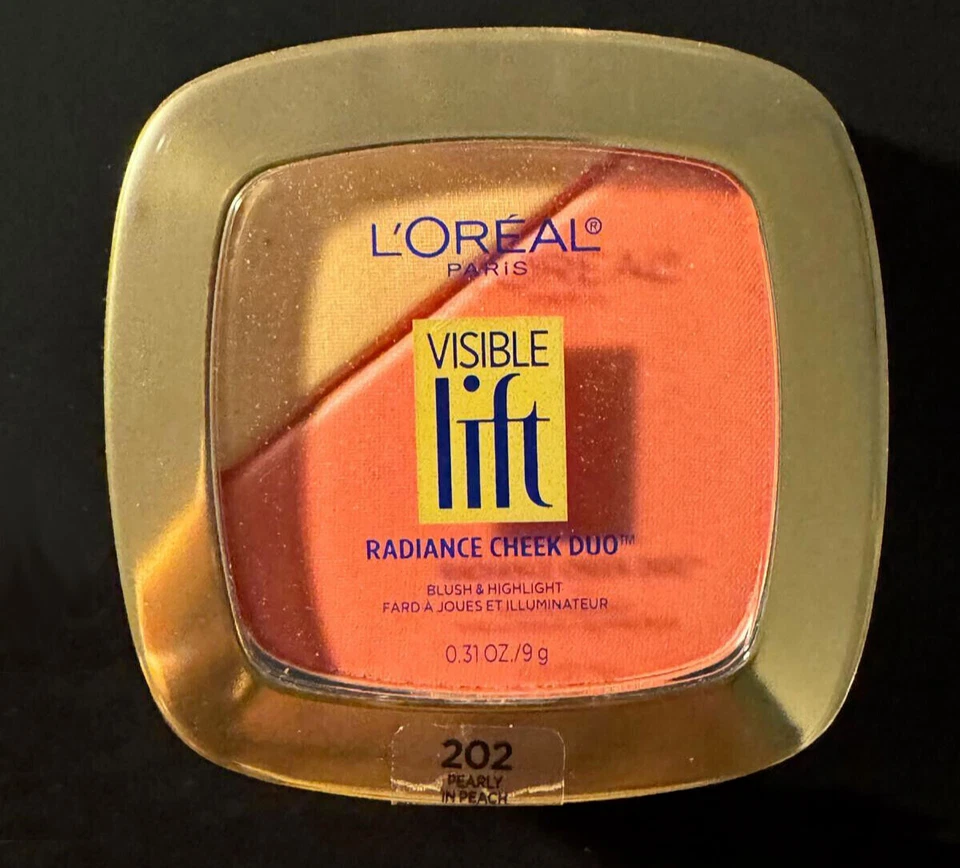 L'Oreal Radiance Cheek Duo Blush & Highlight, Pearly In Peach. New & Sealed! - Image 3 of 4