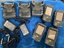 Lot of 4 Motorola Symbol MC7090-PK0DCQFA6GR Scanner No Batteries