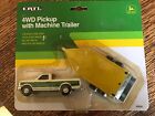 Ertl Diecast Rare 4wd Pickup With Machine Trailer 5691