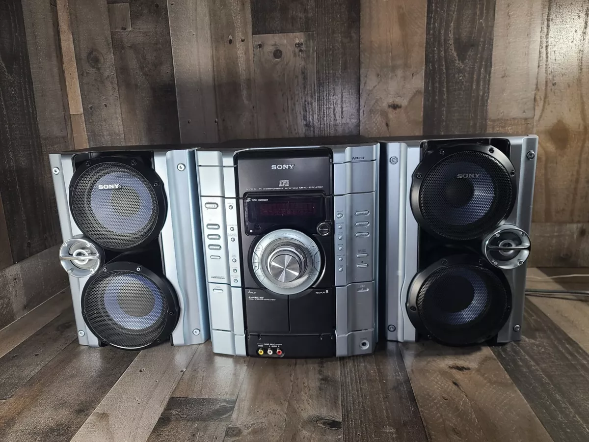 Sony 3 disc hotsell changer stereo subwoofer